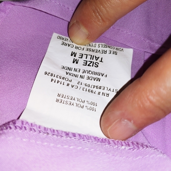 Motherhood Maternity Lavender Top M - Picture 5 of 6